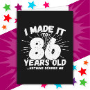 Search for 86th birthday cards Humour