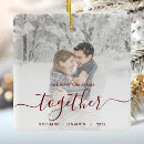 Search for first together ornaments Mr and mrs