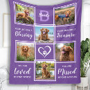 Search for in loving memory photo blankets Remembrance