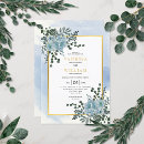 Search for winter flowers wedding invitations Elegant