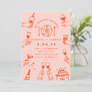 Search for contemporary rehearsal dinner invitations Modern