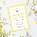 Recherche de abeille vintage invitations Élégant