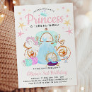 Search for our little princess invitations Fairytale