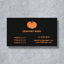 Search for pumpkin business cards Simple