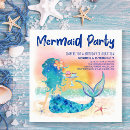 Search for pool square invitations Watercolor