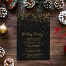 Search for glam christmas invitations Gold