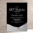 Recherche de silver 60th birthday invitations Pour tous