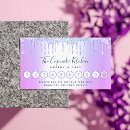 Search for purple glitter business cards Bakery