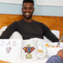 Search for my dad is my hero mugs Daddy