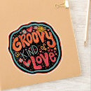 Search for hippie love stickers Trendy