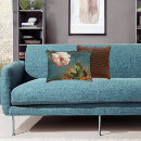 Search for teal and peach pillows Retro