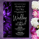 Search for purple dahlia wedding invitations Floral