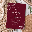 Search for boho burgundy wedding invitations Rustic