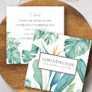 Recherche de feuille tropical cartes visite Aquarelle florale