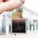 Search for glam keychains Monogrammed