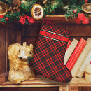 Search for red and black plaid christmas stockings Elegant