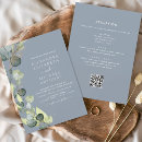 Search for sage green dusty blue invitations Eucalyptus