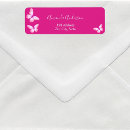 Search for white butterflies return address labels Butterfly