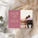 Search for magenta save the dates Simple