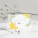 Search for bee place cards Watercolor