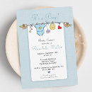 Recherche de corde linge invitations Bleu