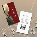 Search for performer business cards Minimalist