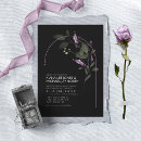 Recherche de mauve et blanc mariage invitations De