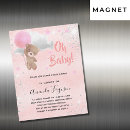 Search for pink teddy bear baby shower invitations Cute