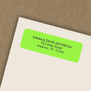 Search for neon green return address labels Birthday