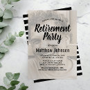 Search for photo retirement invitations Sophisticated