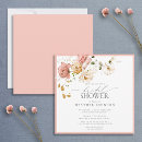 Search for gold floral bridal shower invitations Botanical