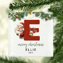 Search for letter e ornaments Keepsake