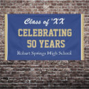 Search for high school class reunion banners Blue