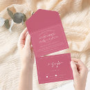 Search for envelope included invitations All in one