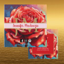 Recherche de fleurs florales audacieuses cartes visite Tendance