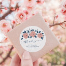 Recherche de vintage floral wreath stickers Merci