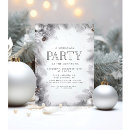 Search for snowflake party invitations Silver