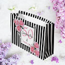 Search for fabulous 50 50th birthday party gift bags Black and white