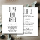Search for tall invitations Modern