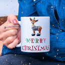 Search for cartoon reindeer mugs Merry christmas