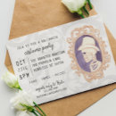 Search for love seasonal invitations Black and white