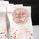 Search for glam thank you stickers Modern elegant
