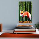 Recherche de renard rouge art Numérique