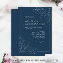 Search for indigo invitations Rustic