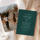 Search for teal green wedding invitations Modern