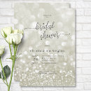 Search for glamour bridal shower invitations Trendy