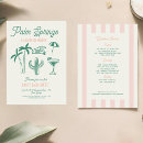 Search for palm springs wedding invitations Pink