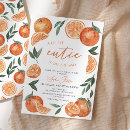 Search for oranges invitations Little cutie