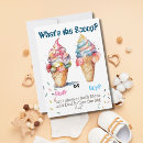 Recherche de crème glacée pastel invitations Aquarelle