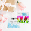 Recherche de tulipes roses cartes visite Fleuriste